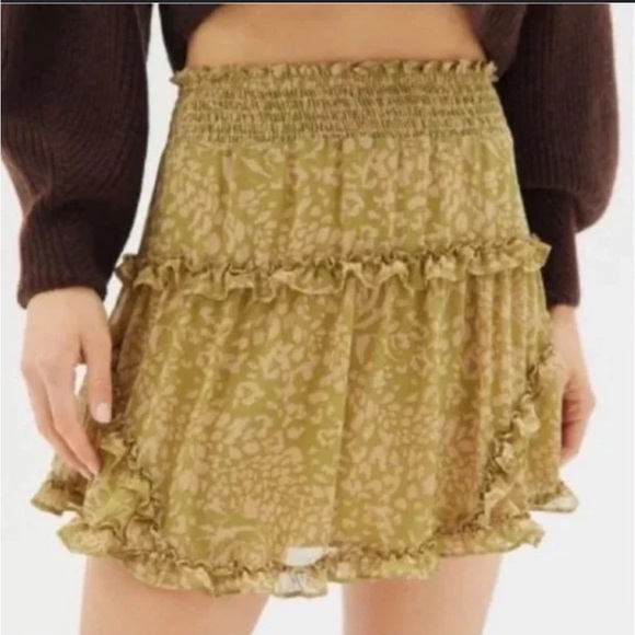 Urban Outfitters Dresses & Skirts - Urban outfitters grey and tan boho skirt